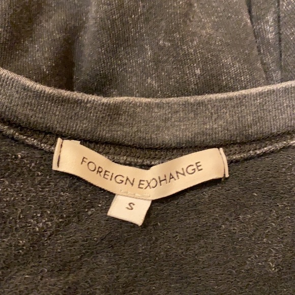 Foreign Exchange cutout 100% cotton sweatshirt - Picture 3 of 4